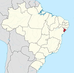 Cartina Brasile Sergipe